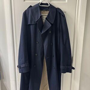 London Fog Navy Trench Coat